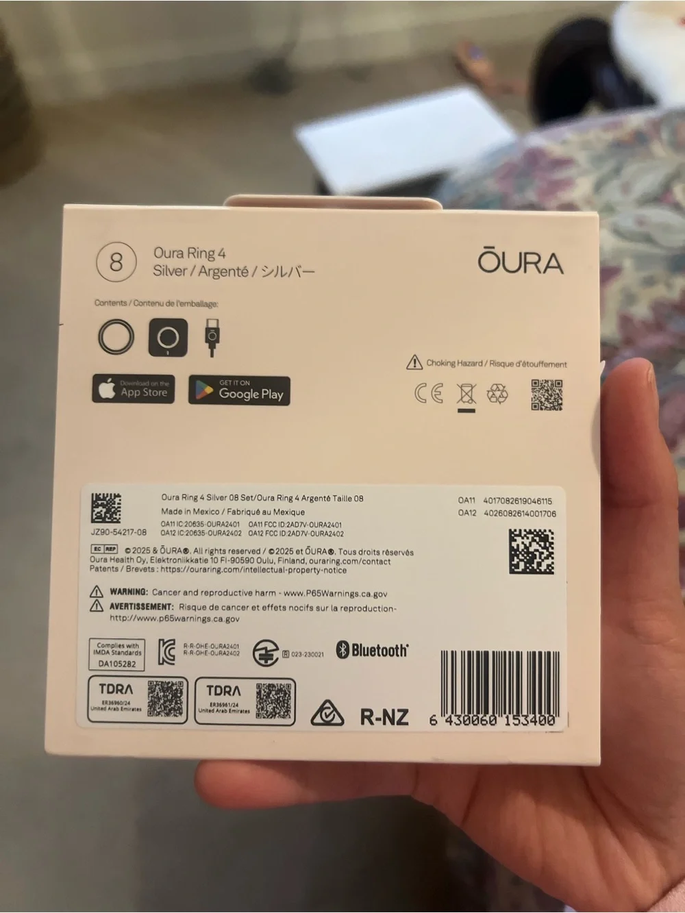 Oura Ring 4 — Silver